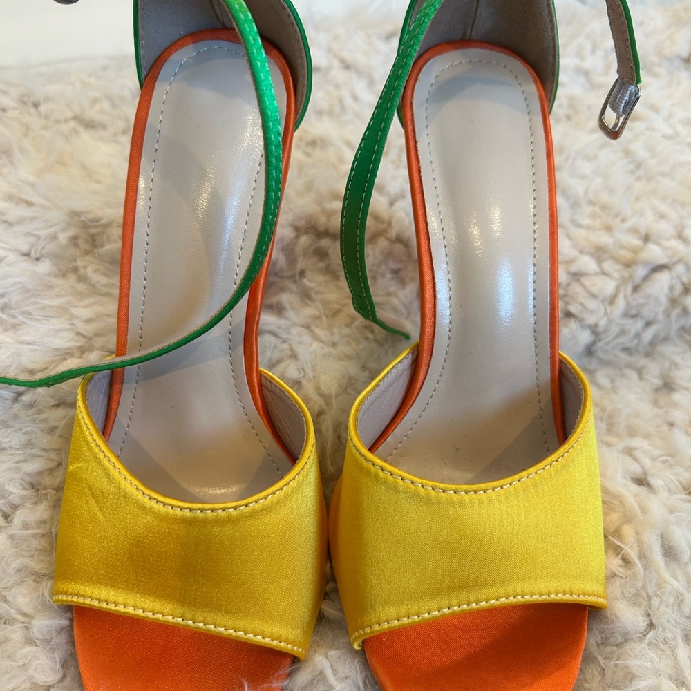 Colorful Strappy Heels